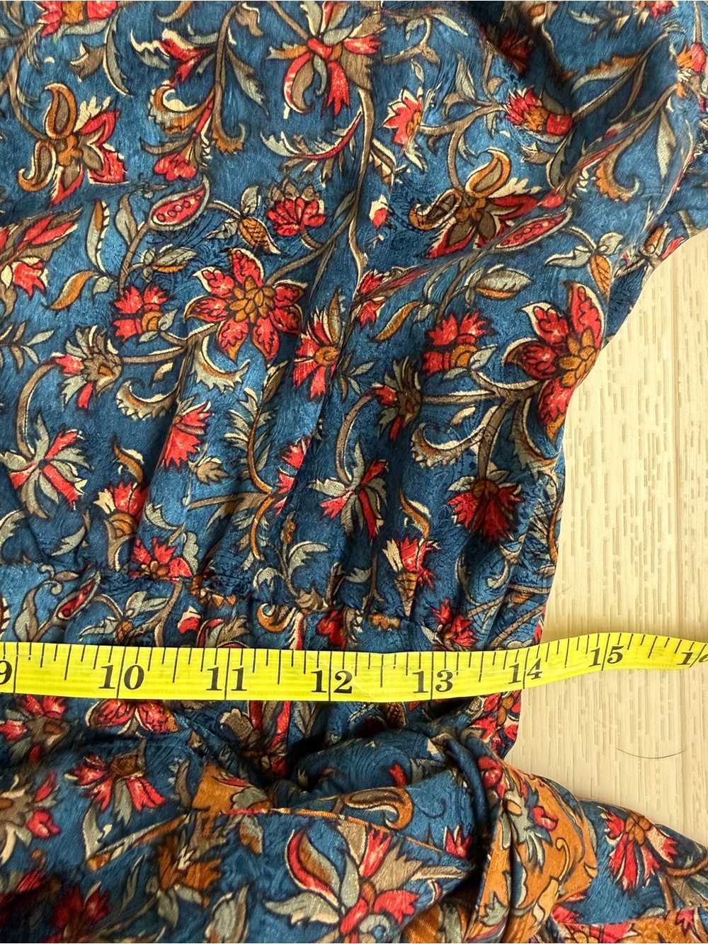 Vintage Liz Claiborne 100% Silk Dress 80s 90s Boho Floral Shirtwaist Wrap - Picture 4 of 9